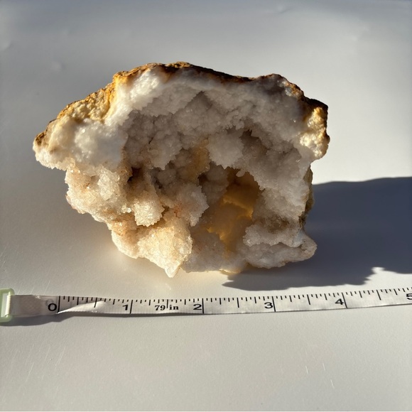 Natural White Quartz Geode Cluster | Sparkling Crystal Cave - Picture 6 of 6